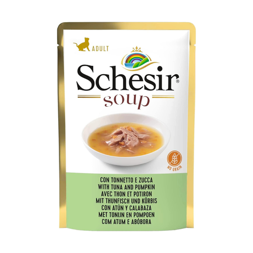 [SCPST21254204] Schesir Wet Soup Wild Tuna And Pumpkin Delicious & Hydrating Wet Cat Soup Pouch