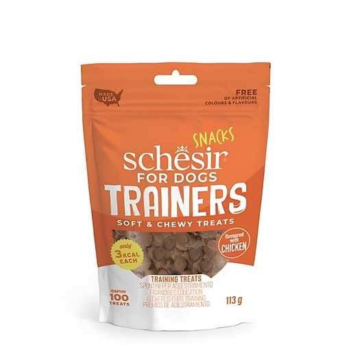 [SCINV26261604] Schesir Trainers Chicken Soft & Chewy Training Treats Pouch 113g