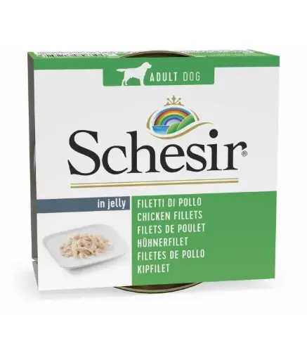 [C01064252] Schesir Dog Wet Food-Chicken Fillets 150g 
