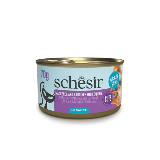 [SCINV21110103] Schesir Grill Wholefood Cat Can Sardines 70g 