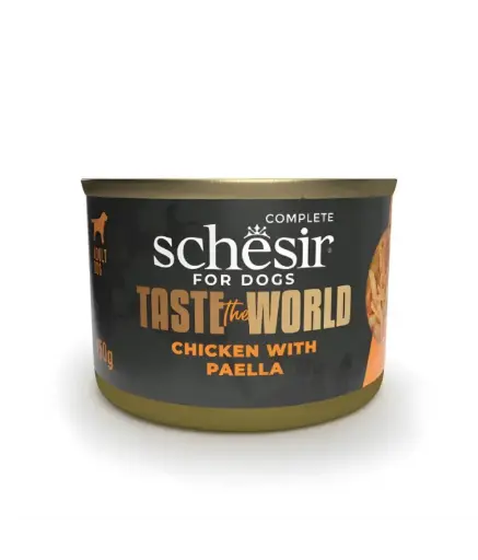 [SCINV22115003] Schesir Taste The World Dog Wholefood - Chicken With Paella 150g