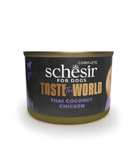 [SCINV22115503] Schesir Taste The World Dog Wholefood - Thai Coconut Chicken 150g
