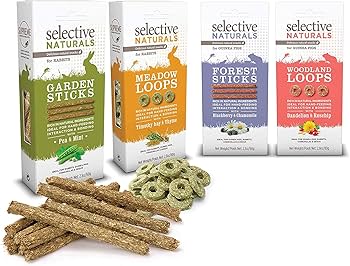 [500611] Supreme Petfoods Selective Naturals Meadow Loops For Rabbits (80g)