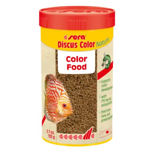 [4001942003346] Sera Discus Color Nature 105g Color: Red