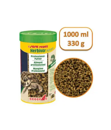 [4001942018128] Sera Reptile Profesional Herbivor NatureVolume: 1L