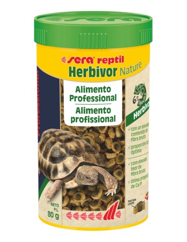 [4001942018104] Sera Reptile Profesional Herbivor NatureVolume: 250ml