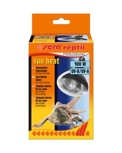 [4001942320436] Sera Reptile Sun Heat 100W - UV-B / UV-A
