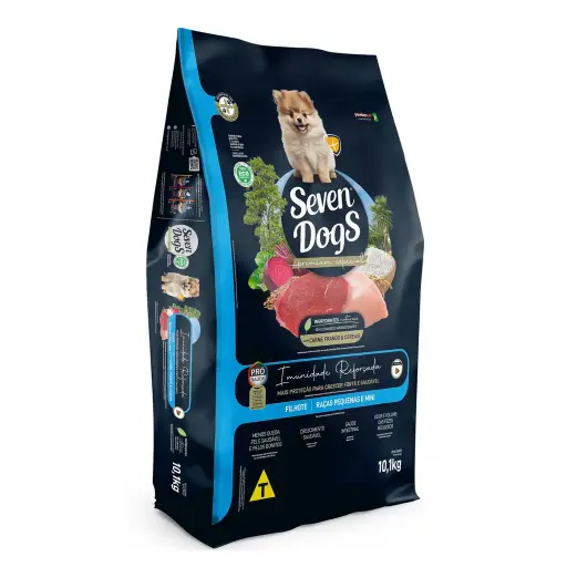 [SDG2213] Seven Dogs Dog Food For Puppies - Small And Mini Breeds-Beef,Chicken & Cereals 10 kg+100g