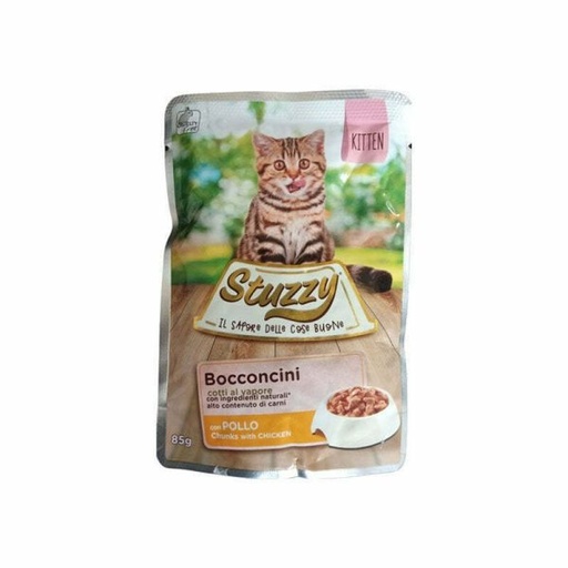 [C01043051] Stuzzy Cat Chunks with Chicken for Kittens  85g (Min Order 85g -24pcs)Weight: 85g 