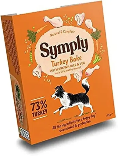 [300895] Symply Adult Turkey, Brown Rice & Veg Wet Dog Food (395g) 