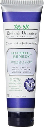 [FG00480] Synergy Labs Richard Organic Hairball Remedy Tube - Tuna 120gWeight: 120g, Fragrance/Flavour: Chicken 