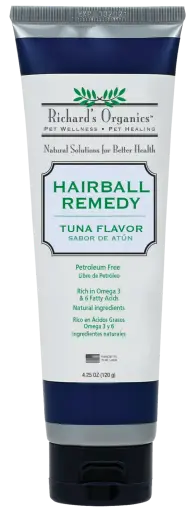 [FG00490] Synergy Labs Richard Organic Hairball Remedy Tube - Tuna 120g Weight: 120g, Fragrance/Flavour: Tuna