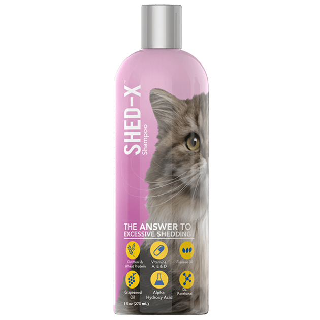 [FG00530] SynergyLabsShed-XShampooforCats237mlVolume:237ml