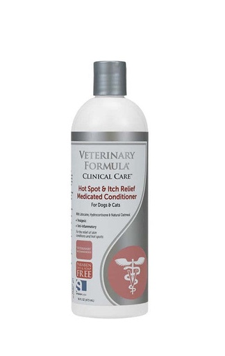 [FG01335/FG01824] Synergy Labs VFCC Hot Spot & Itch Relief Medicated Conditioner 473ml (16oz)