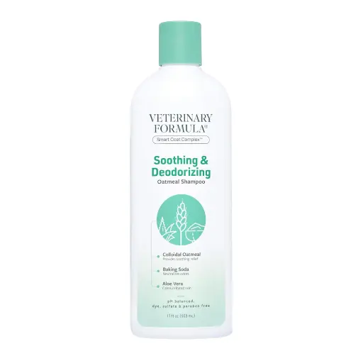 [FG01844] Synergy Labs Veterinary Formula Solutions Soothing & Deodorizing Oatmeal Shampoo 17oz - 503ml