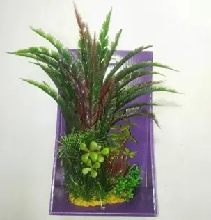 [YS-60208] Yusee Aquarium Decoration - Artificial Plant - YS-60208 (20cm) Sizes: M