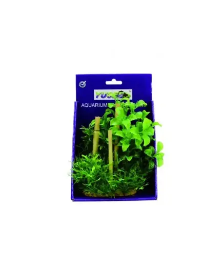 [YS-60506] Yusee Aquarium Decoration - Artificial Plant - YS-60506 Length: 20cm