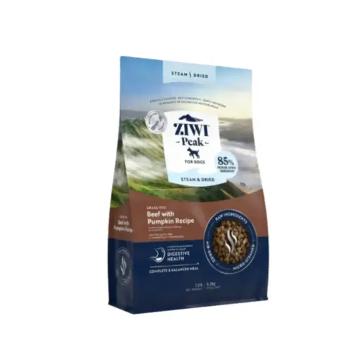 [ZPSDB-1] ZIWIPeakSteam&DriedGrass-FedBeefwithPumpkinDryFoodBag3.2Kg