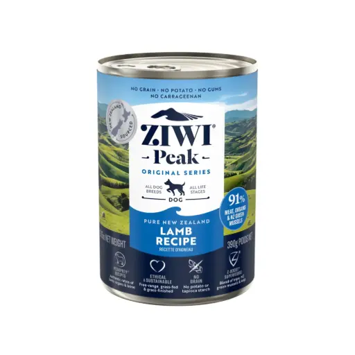 [202201] Ziwi Peak New Zealand Lamb Recipe Wet Food Can 390g