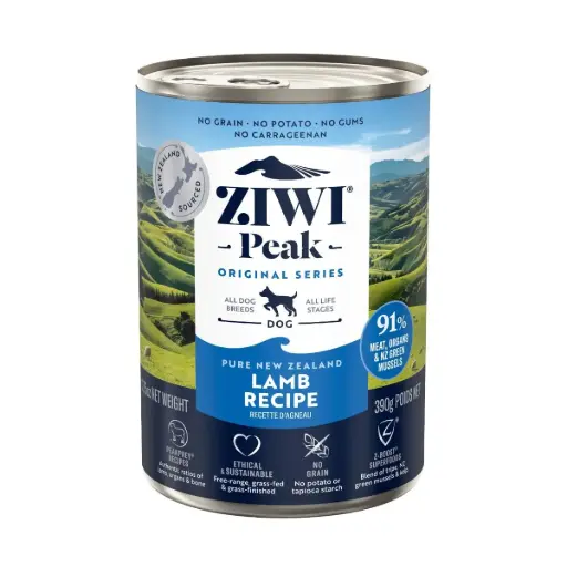 [202201] ZiwiPeak New Zealand Lamb Recipe Canned Dog Food (390g) 