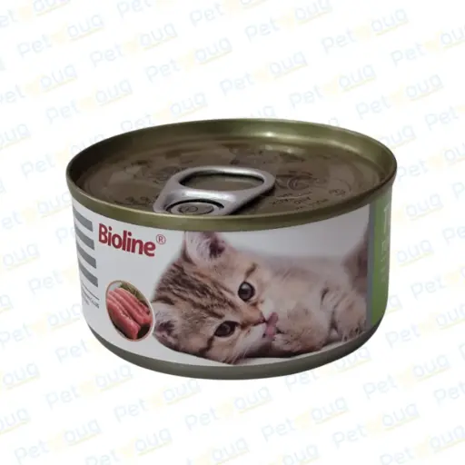 BiolineWetCatFoodTunaBrain,Skin&EyeHealthWetCatFoodCan85g
