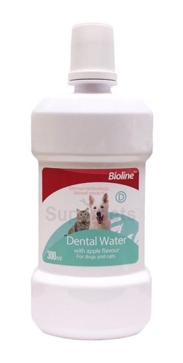 [6970117121414] Bioline Dental Water for Cats & Dogs - 300ml Fresh Breath & Tartar Control