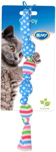 [LR1717024] Duvo Assortment Farandole Mixed Colors 17 x 3 x 3cm - Catnip Cat Toy Dimension: 17 x 3 x 3cm