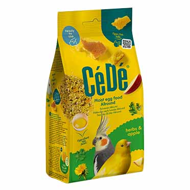 [CD152.00.07] CeDe Egg Food Moist Allround Herbs & Apple 200g