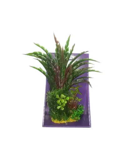 [YS-60208] Yusee Aquarium Decoration - Artificial Plant - YS-60208 (20cm)[Size - M]