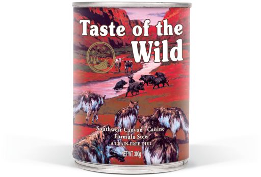 [074198613380] Taste of the Wild Southwest Canyon Wild Boar Stew Wet Food Can 390g