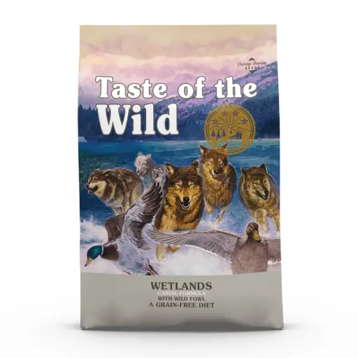 [9748] Taste of the Wild Wetlands Canine Formula with wild Fowl Dry Dog Food – 2kg