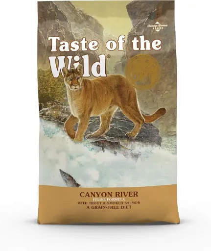 [9769] TasteOfTheWildCanyonRiverFelineRecipeTrout&SmokedSalmonDryCatFoodBag2kg