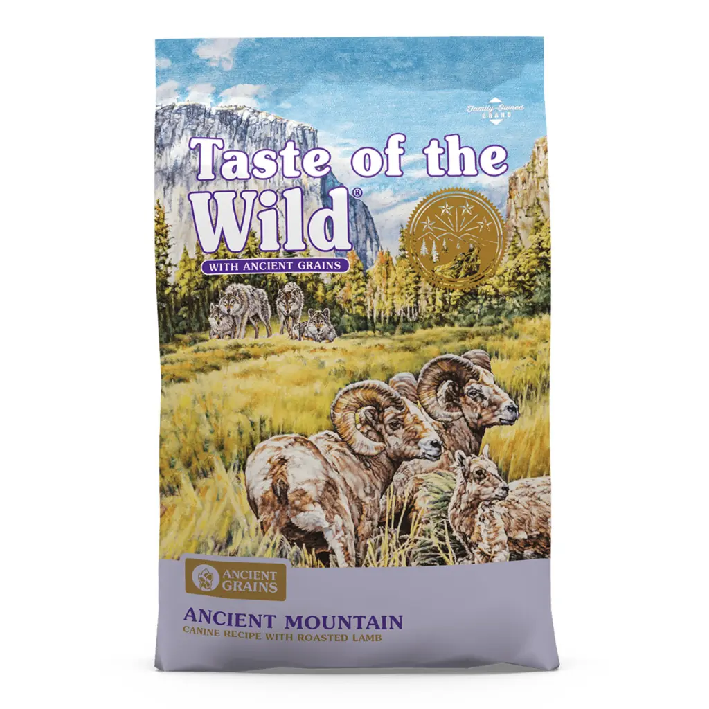 [238] Taste of the Wild Ancient Mountain Canine Recipe Dry Dog Food with Roasted Lamb & Ancient Grains (2.27kg) 