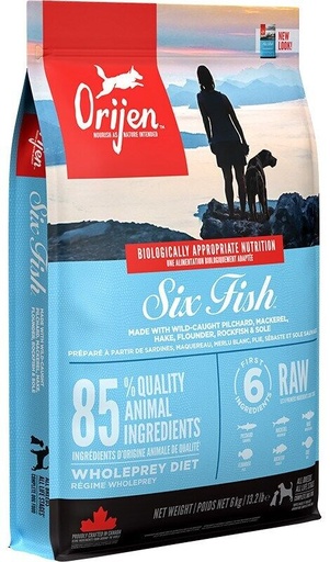 [100229-4] Orijen - Six Fish Dog Food (6kg)