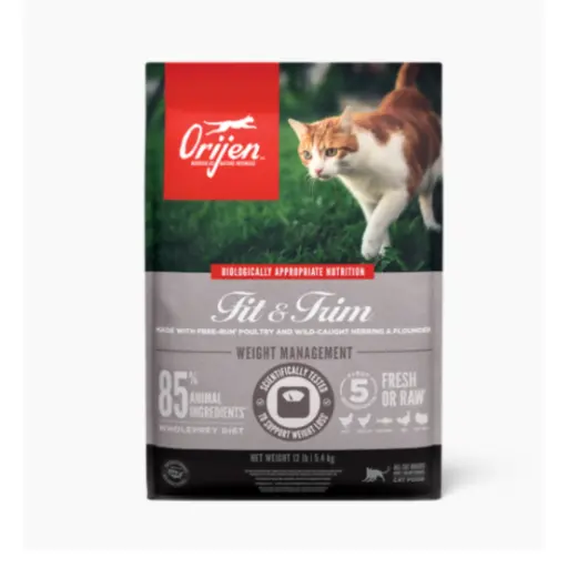 [100237-1] Orijen Fit & Trim Fit & Trim Dry Cat Food Bag 1.8kg