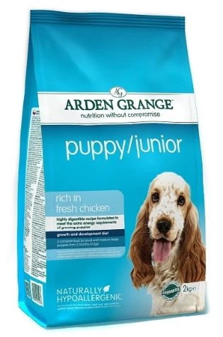 [101226-3] Arden Grange Puppy/Junior Chicken Dry Food Bag 12kg