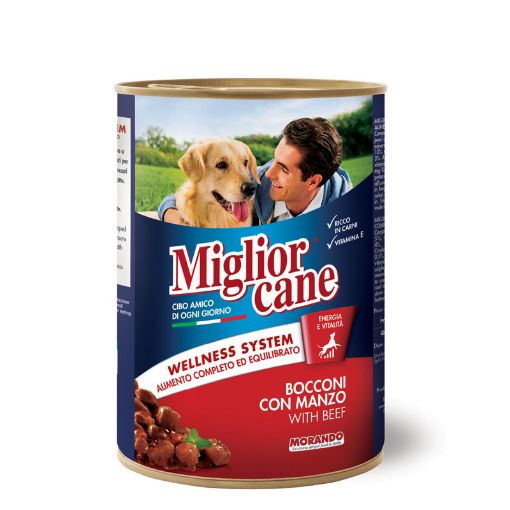 [8007520011204] Miglior Chunks Beef Wet Food Can 405g