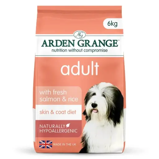 [101230-2] Arden Grange - Adult Dry Dog Food with Fresh Salmon & Rice - 6kg