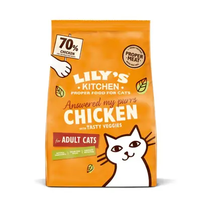 [101162-4] Lily's Kitchen Dry Food Chicken Casserole Dry Cat Food Bag 4kg