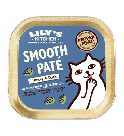 [101190-1] Lily's Kitchen Turkey & Duck Paté Wet Cat Food (85g)