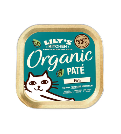 [101202-1] Lily's Kitchen Organic Fish Paté Wet Cat Food 85g
