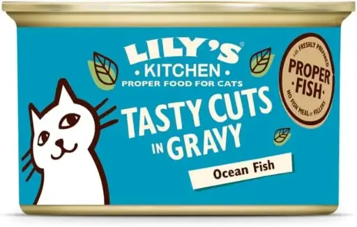 [102104-1] Lily's Kitchen Tasty Cuts Ocean Fish Wet Cat Food Pouch 85g