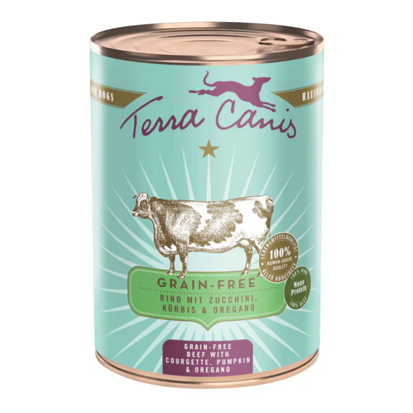 [102601-1] Terra Canis Grain Free Beef Dog Wet Food - 400G