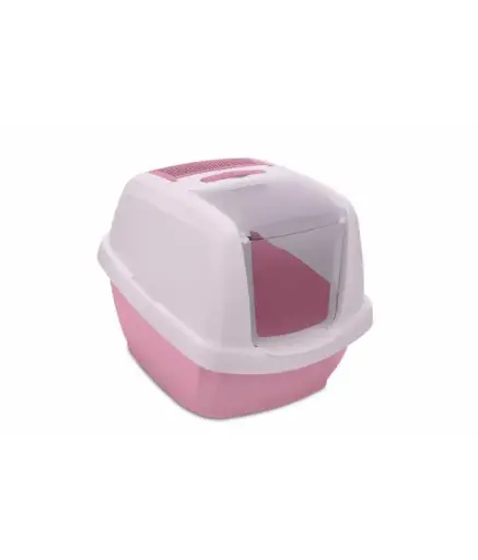  IMAC Maddy Junior-Hooded Cat Toilet - 57x43x41cm[Color - Pink]