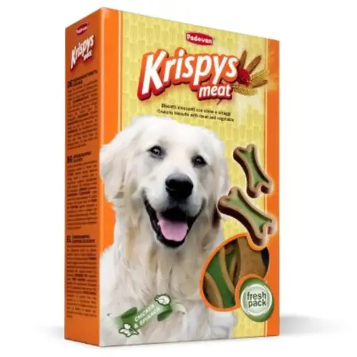  Padovan Krispys Meat 400g (Dog Biscuit)[Weight - 400g