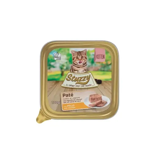 Stuzzy Cat Pate for Kittens - Delicious Chicken (100g Pouch)