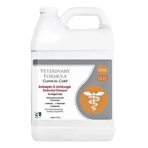  Synergy Labs VFCC Antiseptic & Antifungal Medicated Shampoo 3.79L (1 gallon) [Volume - 3.79 L]