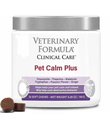  Synergy Labs Veterinary Formula Clinical Care Pet Calm Plus 150g (30 counts)[Count - 30, Weight - 150g]