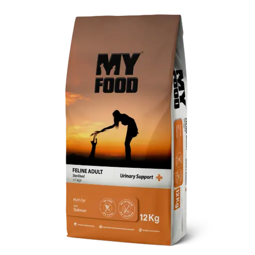 [3333] MyFood Adult Cat Salmon, Sterilized & Urinary Support, No Corn & No Soy 1.5Kg