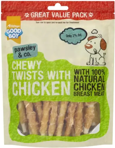 [ART620571] GoodboyChewyChickenTwistsValuePack320g